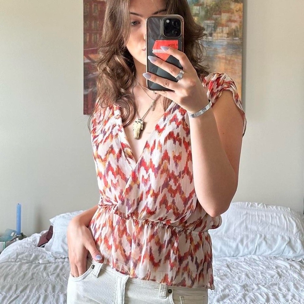 Ana sheer top
